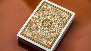 The classic circle back design exudes elegance, quality, and sophistication. Olive Tally Ho Playing Cards 52kards