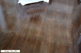 diy faux wood flooring using brown