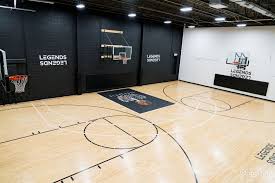 industrial indoor basketball court