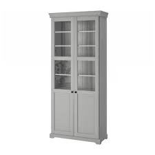 Liatorp Bookcase With Glass Doors