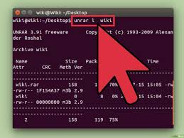 cara mengekstrak arsip rar di linux 10