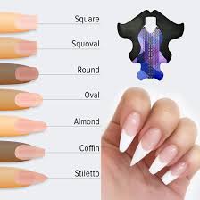 uv gel acrylic curve false nail tips