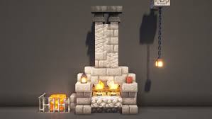 8 Cozy Minecraft Fireplace Design Ideas