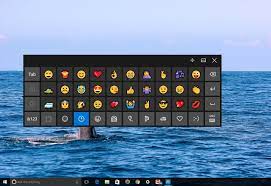 how to use emojis on windows 10 when