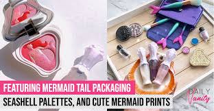 mermaid theme makeup collection