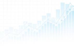 Abstract Financial Chart With Up Trend Line Graph And Bar Chart In Stock Market On White Color Background By Champc