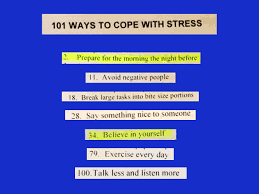 101 ways to de stress