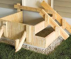how to pour concrete steps for a porch