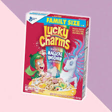 kids eating lucky charms