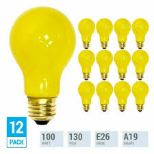 100w 120v Incandescent Rough Service A19 Bulb 4 For Sale Online Ebay