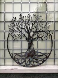 Wall Art Tree Of Life Made Of Metal As