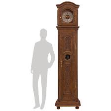 louis xvi period oak grandfather clock