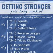 getting stronger full body workout