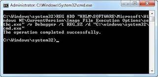 reset windows 10 pword using cmd