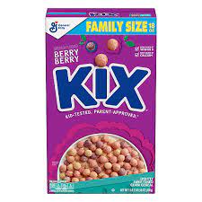 kix cereal berry berry family size 18