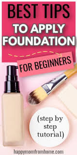 how to apply foundation step by step