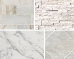 marble look porcelain tile pairings