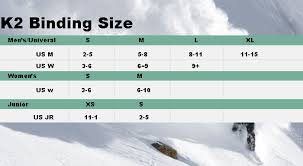 Salomon Binding Size Chart Ski Becky Chain Reaction