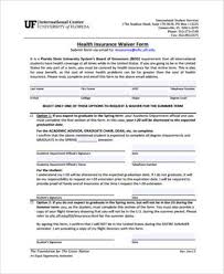How do i complete a waiver? Free 8 Sample Insurance Waiver Forms In Pdf Ms Word
