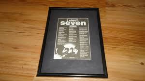 shed seven 1994 tour framed original