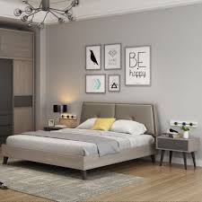 china modern solid wooden home bedroom