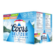 coors seltzer mixer 12 pack from