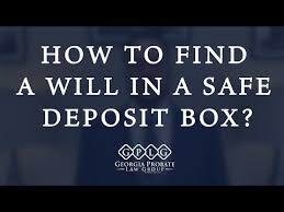 safe deposit box