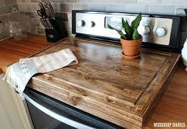 Make A Diy Wooden Stove Top Cover And
