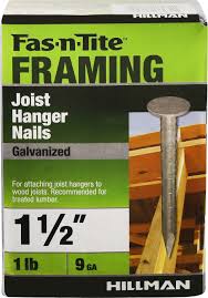galvanized smooth joist hanger nails