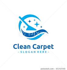 letter c and clean carpet logo vector