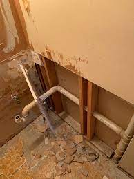 moving bathroom sink plumbing around