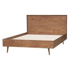 Henley Queen Bed Set Wooden Legs In