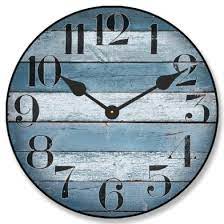 Anchor Wall Clock Coastal Clocks
