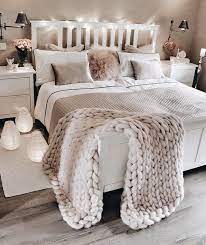 2018 bedroom decor idea pale grey blush