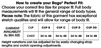 Rago Style 2202 Long Line Firm Shaping Expandable Cup Bra