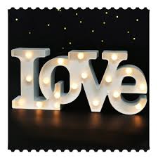 7 Tall Large Led Love Marquee Sign Letters White 6hr Timer Love Signs Decor Wedding Signs Light Up Letters For Wall Decor Battery Operated Letter Decor For Table Decor For