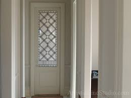 Classic Stained Leaded Glass Office