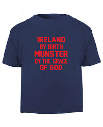 munster rugby t shirt personalised