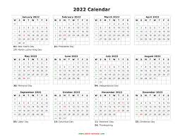 Select from yearly, monthly, starting week on monday or sunday, with us use the free printable 2022 calendar to write down special dates and important events of 2022, use it at school, workplace, cubicle, wall, and write important. Blank Calendar 2022 Free Download Calendar Templates
