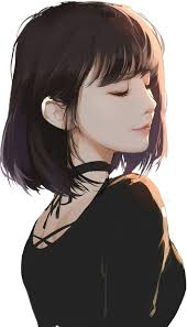Find anime and manga artists who inspire you most and try to study their. Anime Girl Shorthair Aesthetic Drawings Sticker By Rose
