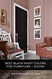 best black paint color for furniture