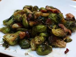 roasted brussel sprouts with garlic and
