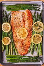 baked rainbow trout with lemon black