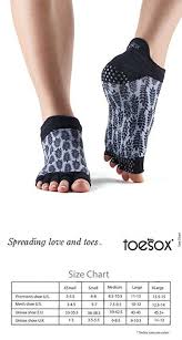 Toesox Grip Half Toe Low Rise Vibe Small Yoga Socks