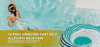 10 pool exercises that help alleviate