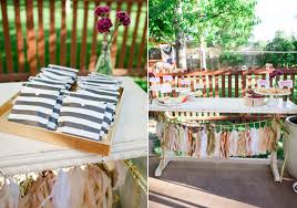 outdoor engagement party decorations