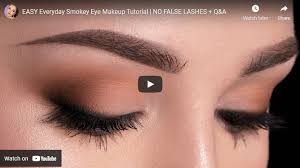 natural smokey eyes makeup unique way