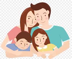 happy family cartoon png picture
