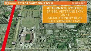 taylor swift traffic expected to be