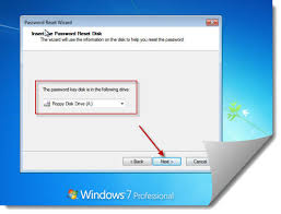 how to reset windows 7 pword with